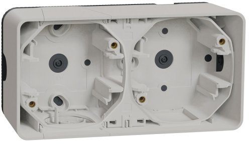 Коробка для наружнего монтажа Schneider Electric Mureva Styl 2-м. IP55 белый фото Коробка для наружнего монтажа Schneider Electric Mureva Styl 2-м. IP55 белый картинка